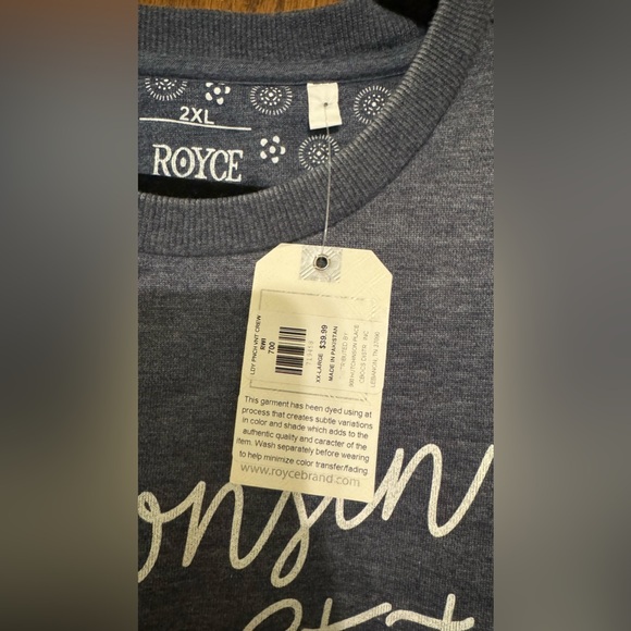 Royce Wisconsin Badger State Sweatshirt - 2XL - NWT - Picture 3 of 4